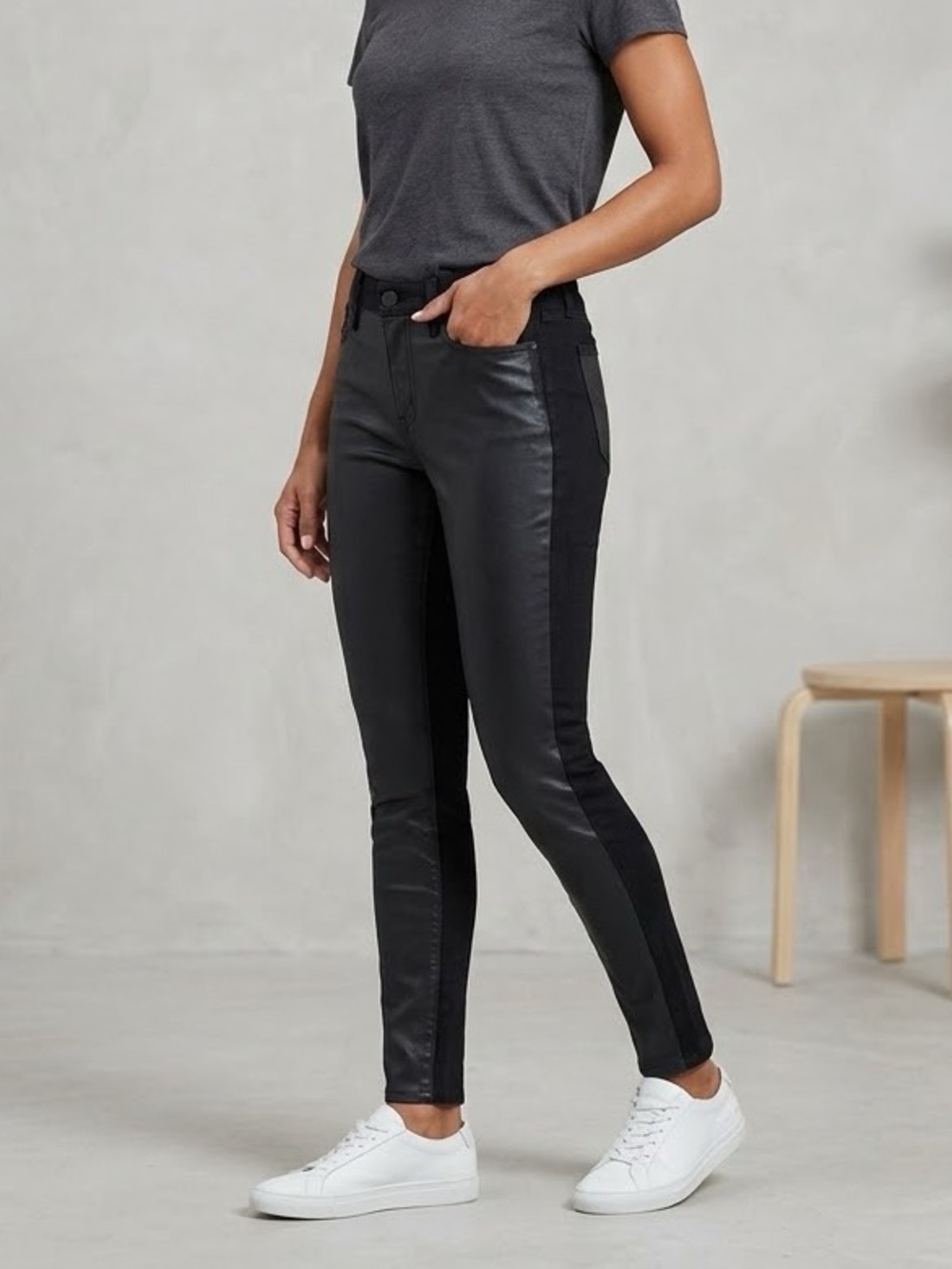 Joe’s Jeans Black Skinny Ankle High Rise Casual Designer Skinny Jeans Size 28
